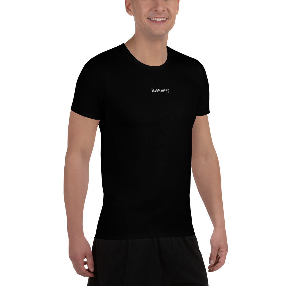 ВИКИНГ Original Midnight Black Athletic T-Shirt Men’s