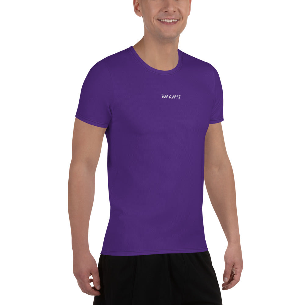 ВИКИНГ Original Plum Purple Athletic T-Shirt Men’s