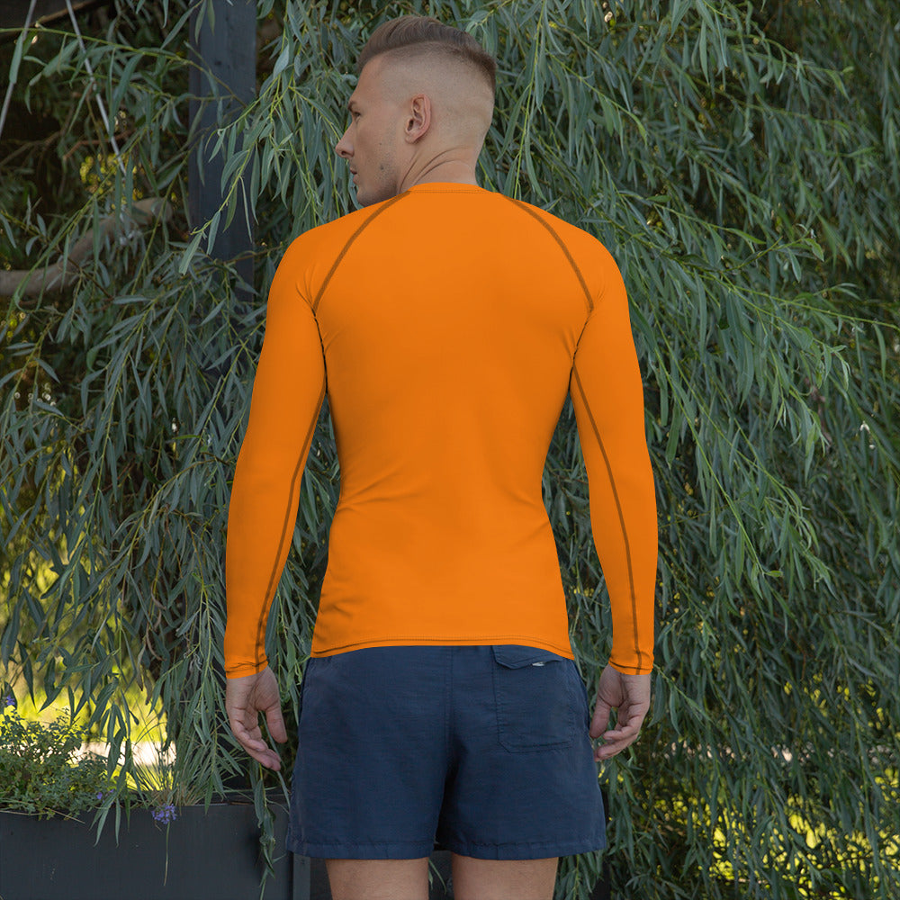 ВИКИНГ Original Tangerine Orange Long Sleeve Athletic Shirt Men’s