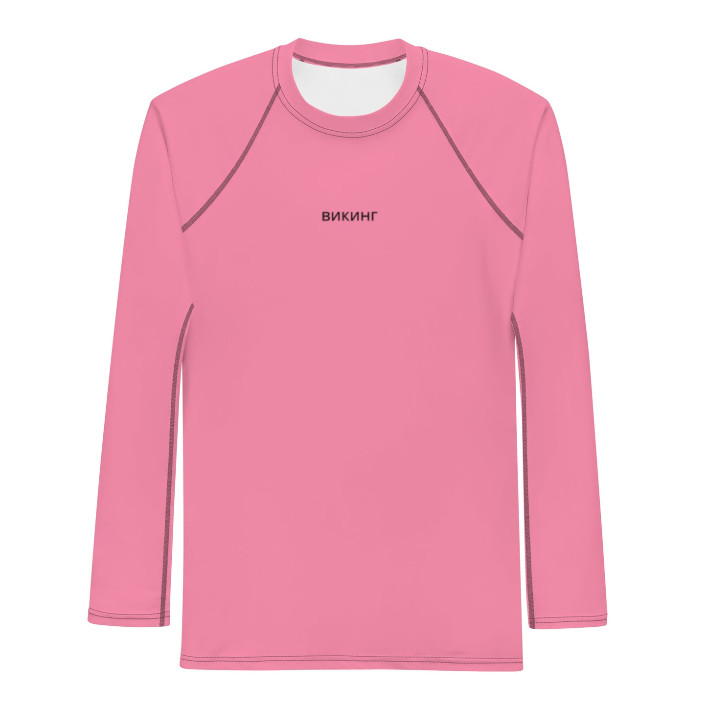 ВИКИНГ Original Bubble Gum Pink Long Sleeve Athletic Shirt Men’s