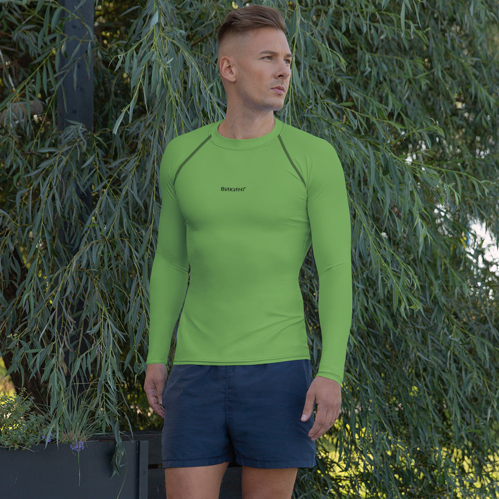 ВИКИНГ Original Shamrock Green Long Sleeve Athletic Shirt Men’s