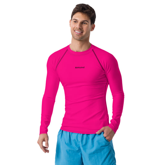 ВИКИНГ Original Bright Pink Long Sleeve Athletic Shirt Men’s