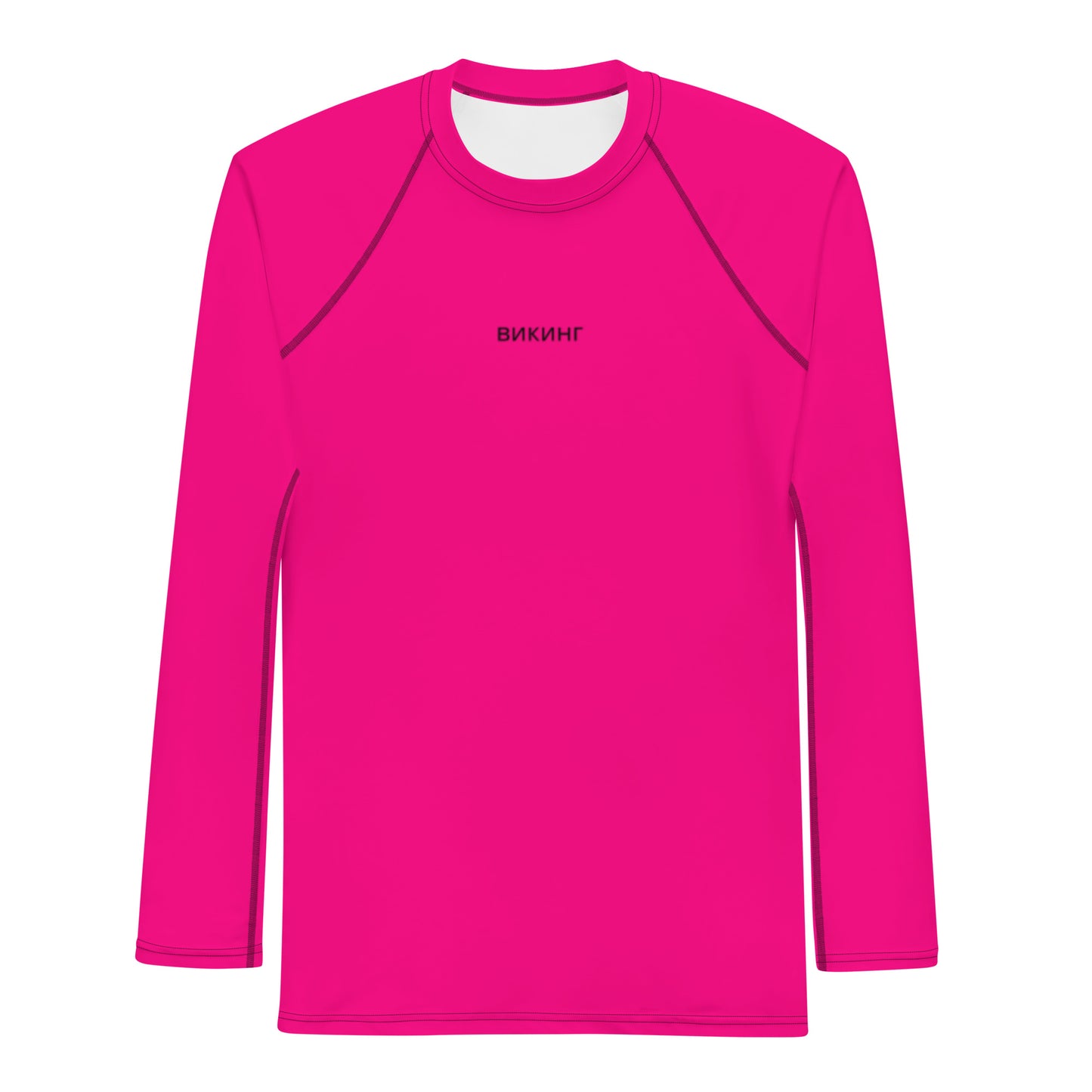 ВИКИНГ Original Bright Pink Long Sleeve Athletic Shirt Men’s