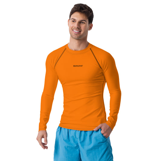 ВИКИНГ Original Tangerine Orange Long Sleeve Athletic Shirt Men’s