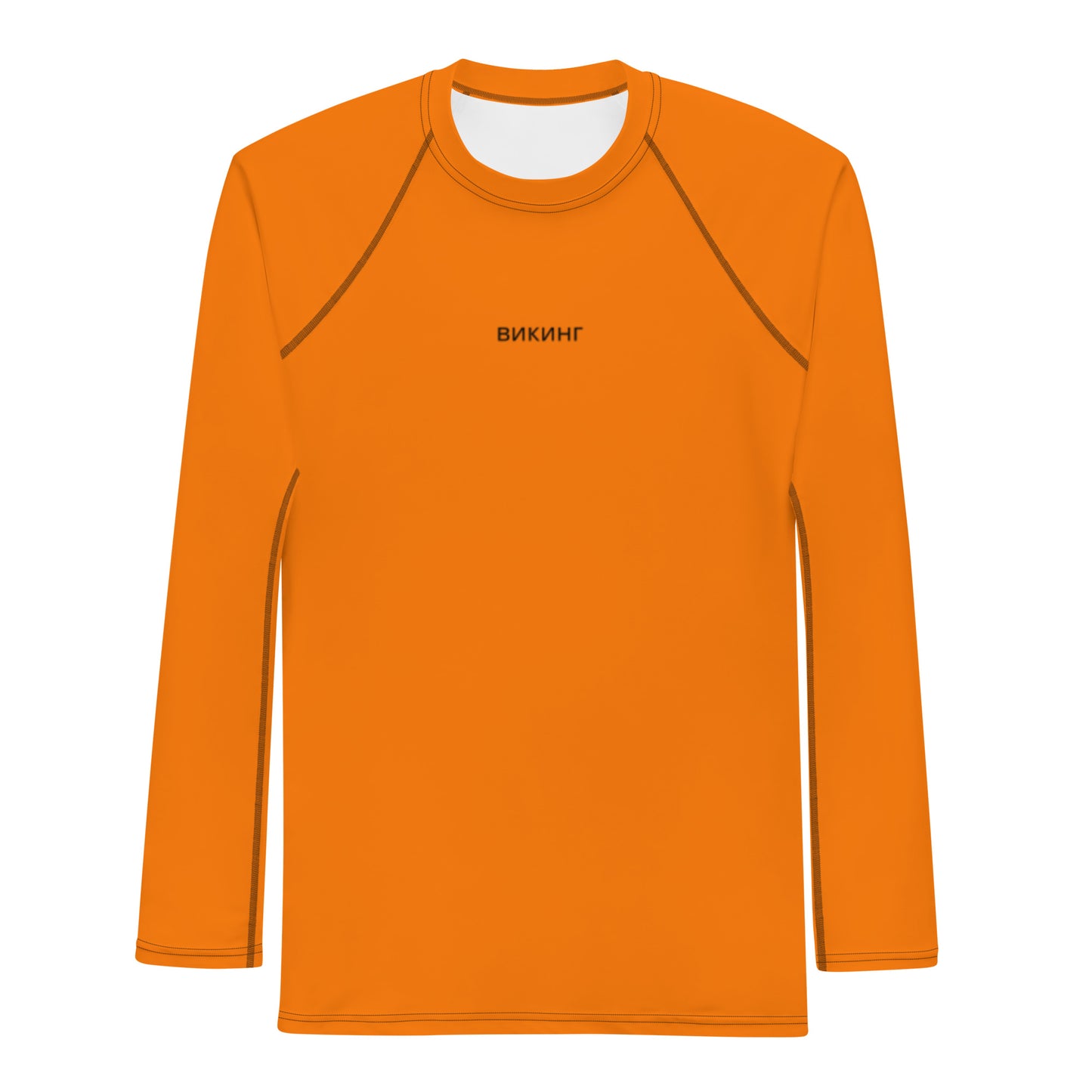 ВИКИНГ Original Tangerine Orange Long Sleeve Athletic Shirt Men’s