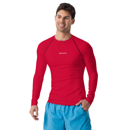 ВИКИНГ Original Lipstick Red Long Sleeve Athletic Shirt Men’s