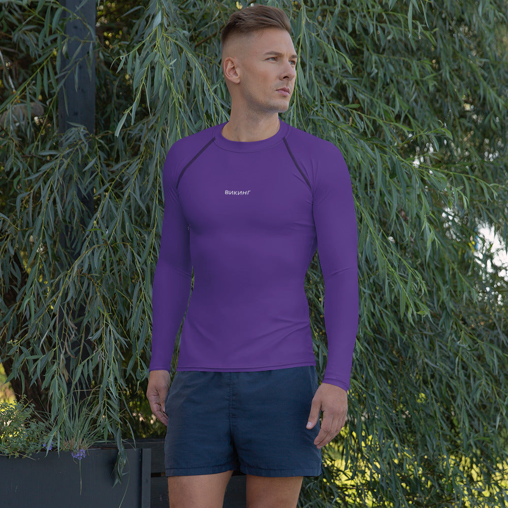 ВИКИНГ Original Plum Purple Long Sleeve Athletic Shirt Men’s