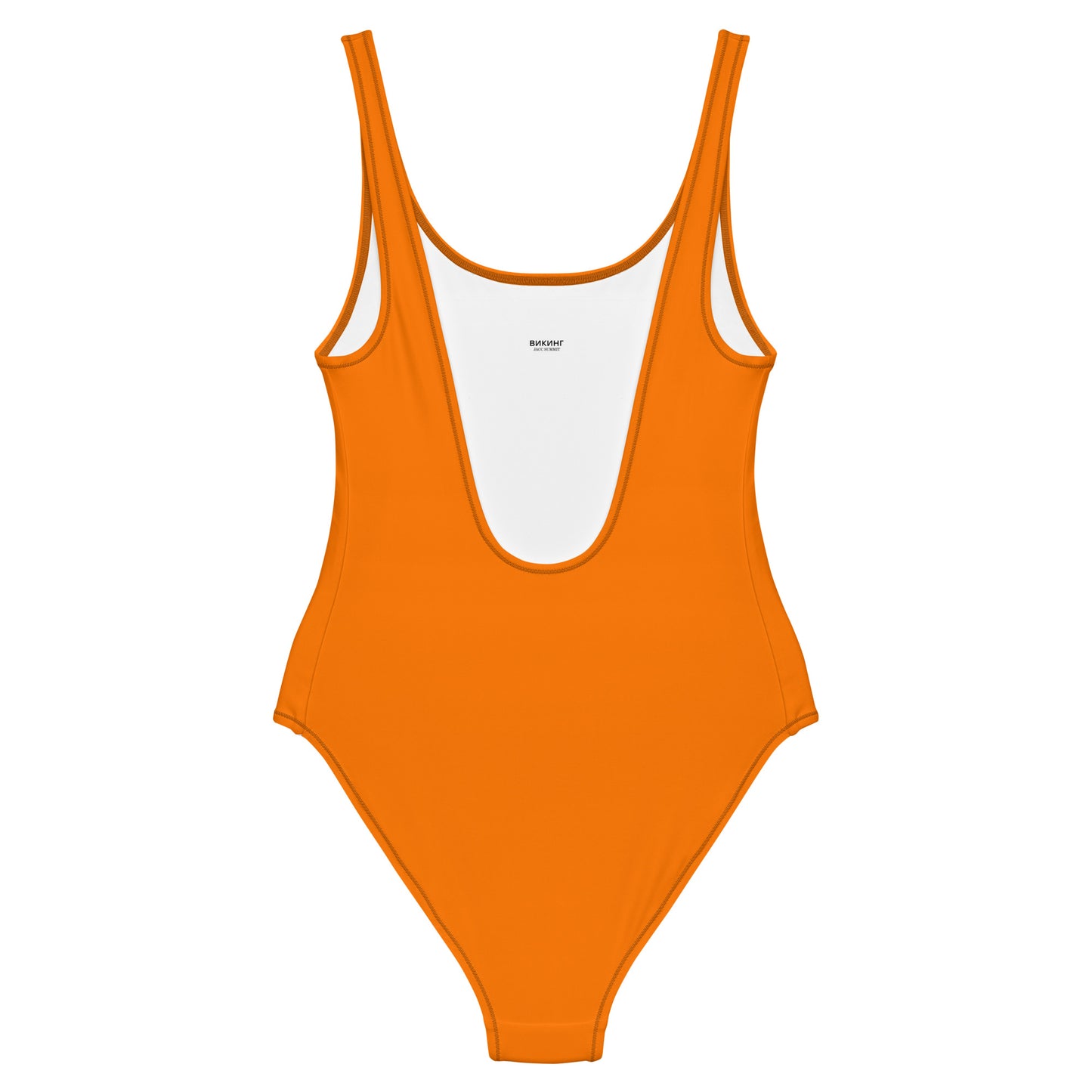 ВИКИНГ Original Tangerine Orange One-Piece Swimsuit