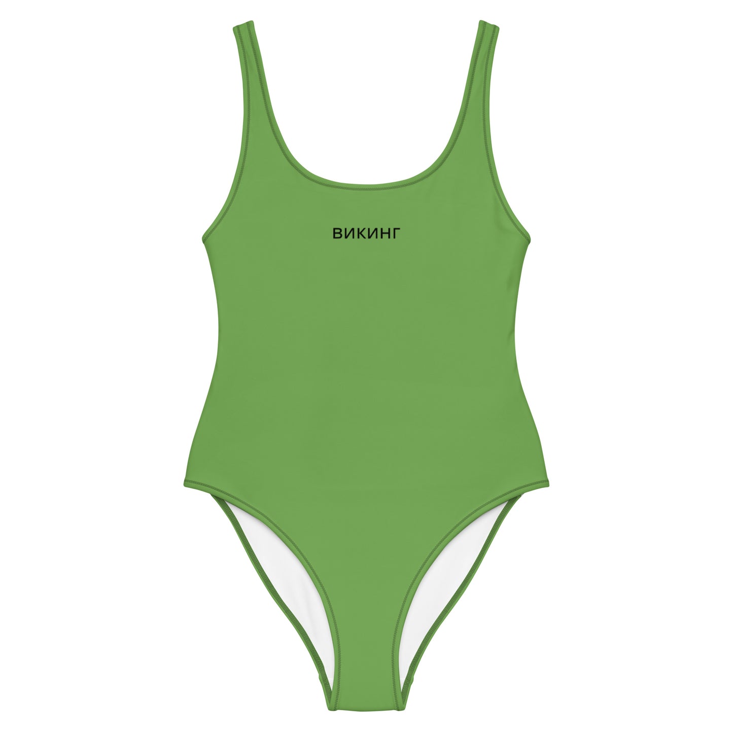 ВИКИНГ Original Shamrock Green One-Piece Swimsuit