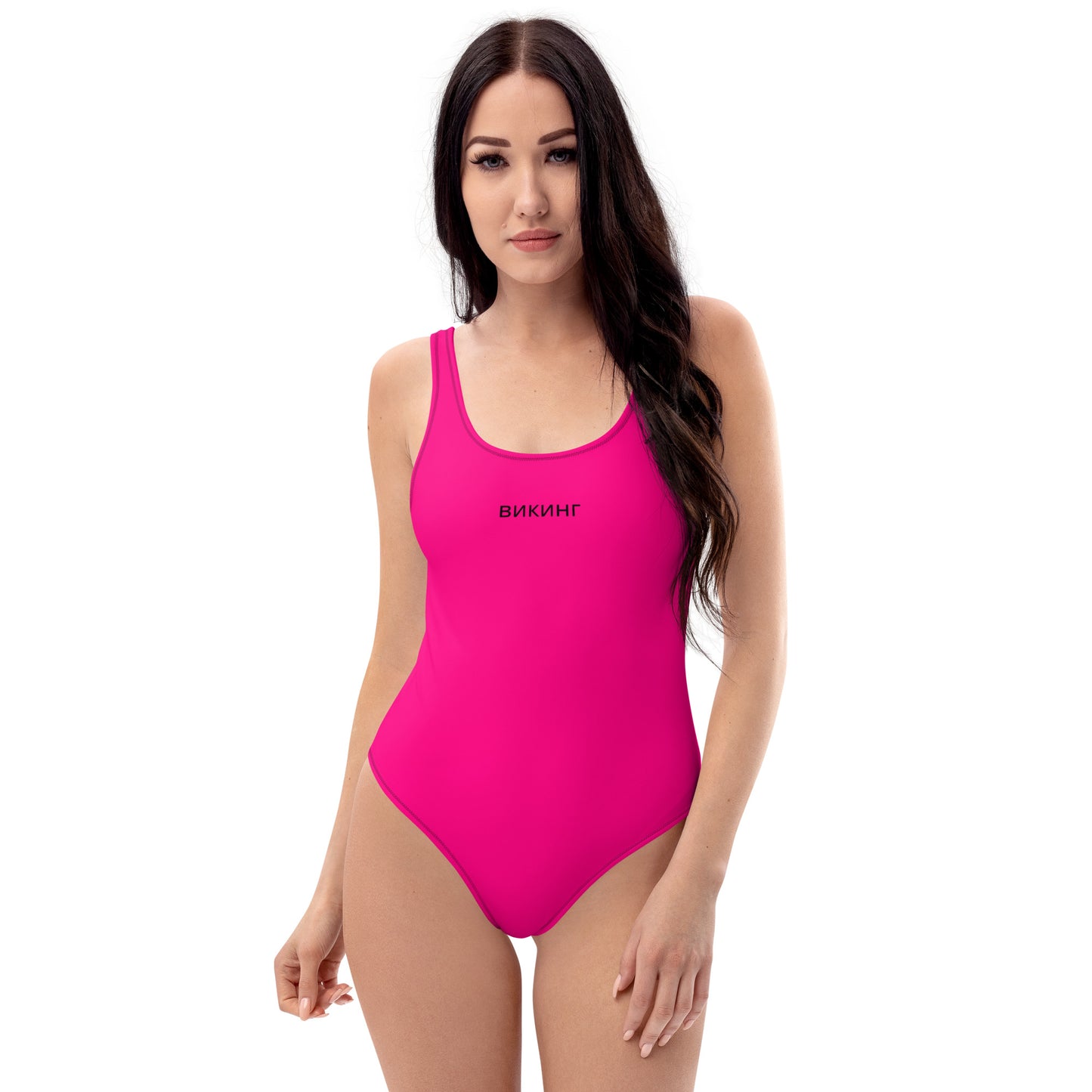 ВИКИНГ Original Bright Pink One-Piece Swimsuit