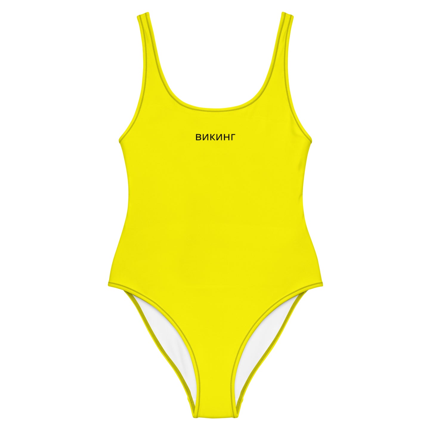 ВИКИНГ Original Bumble Bee Yellow One-Piece Swimsuit