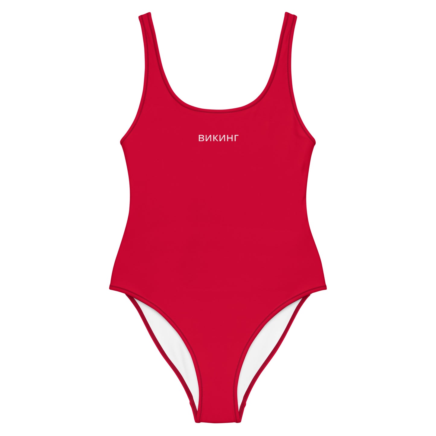 ВИКИНГ Original Lipstick Red One-Piece Swimsuit