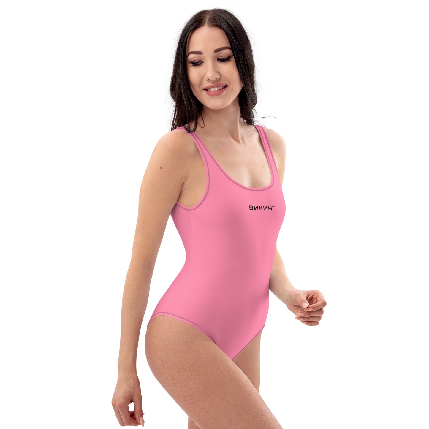 ВИКИНГ Original Bubble Gum Pink One-Piece Swimsuit