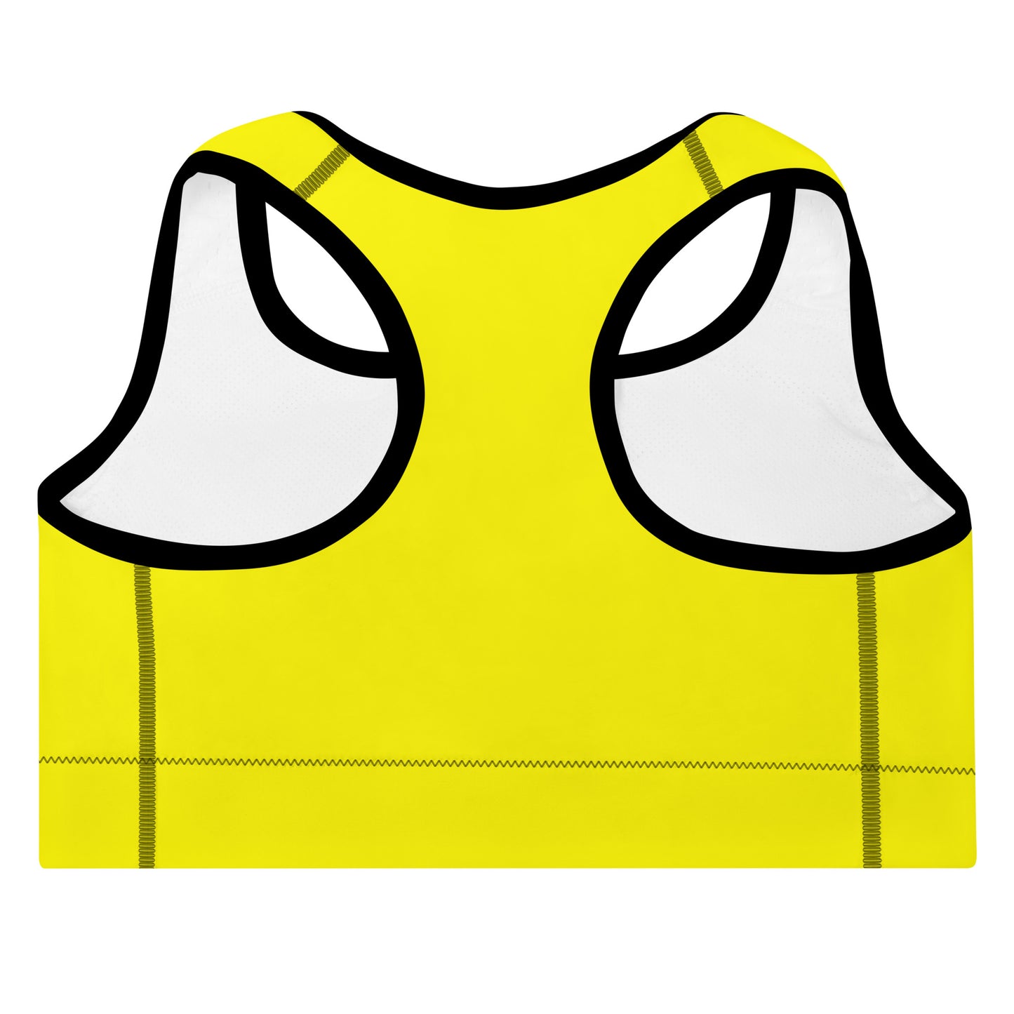 ВИКИНГ Original Bumble Bee Yellow Padded Sports Bra