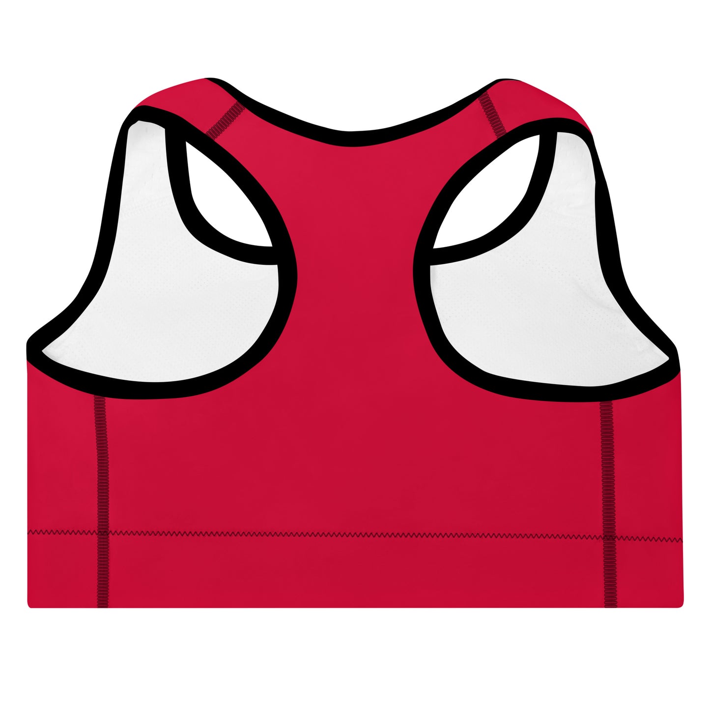 ВИКИНГ Original Lipstick Red Padded Sports Bra