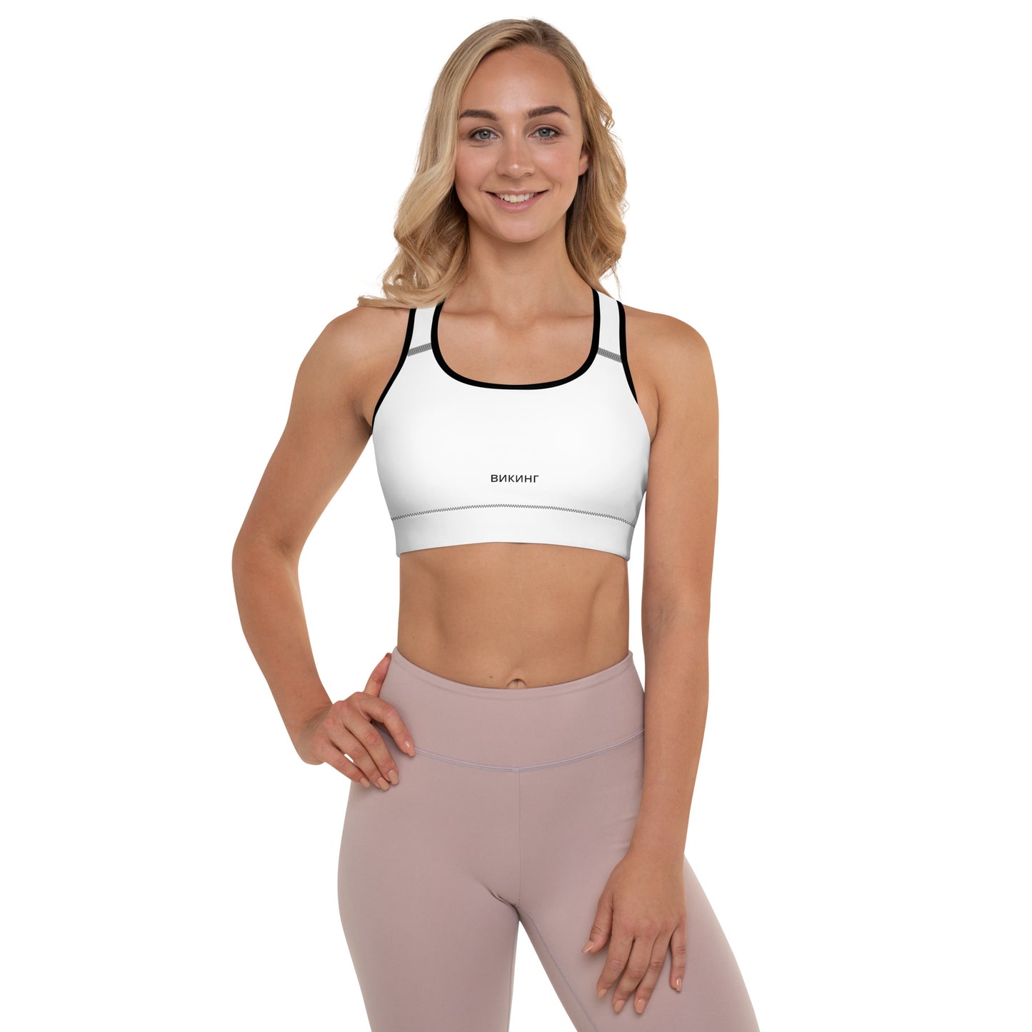 ВИКИНГ Original Snow White Padded Sports Bra