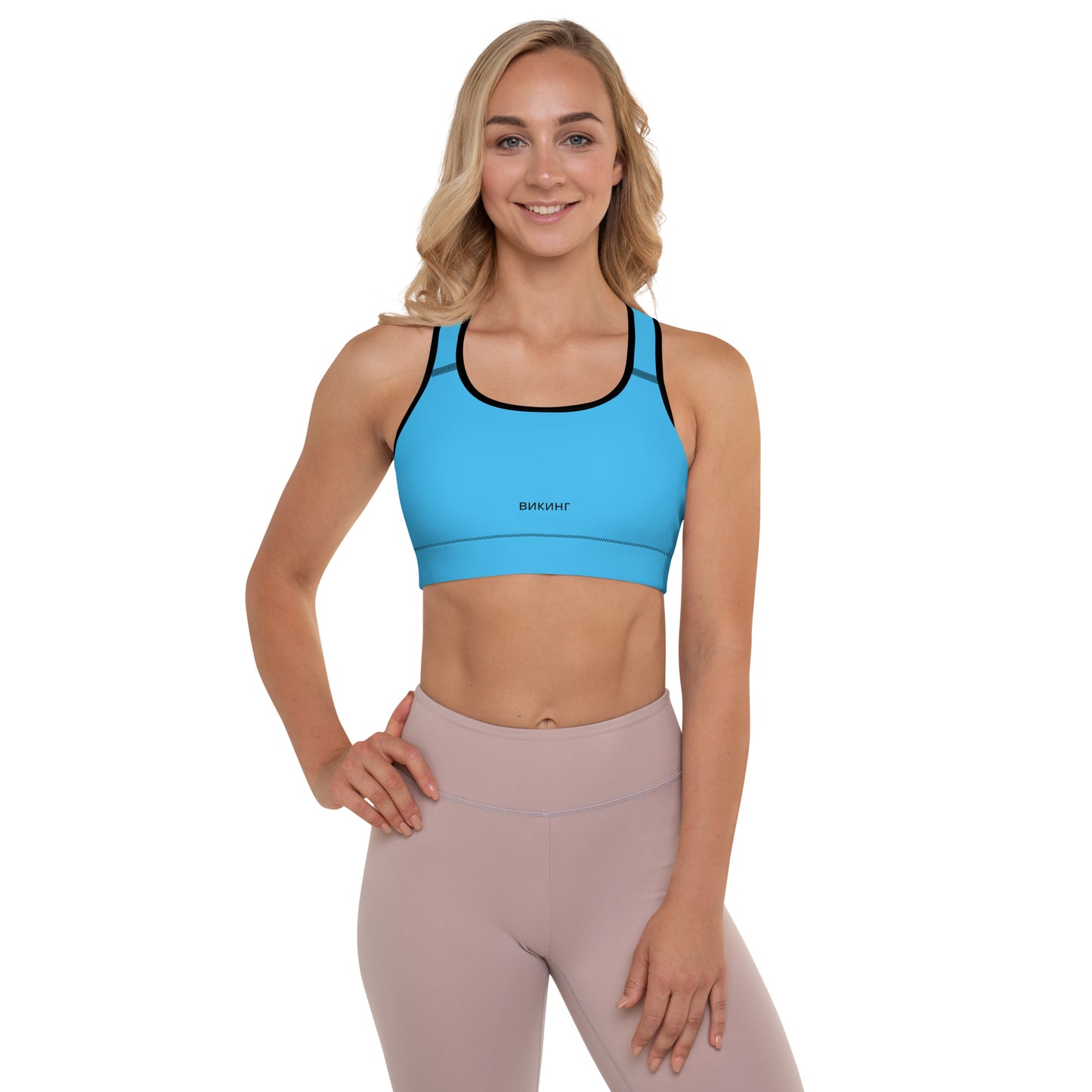 ВИКИНГ Original Olympic Blue Padded Sports Bra