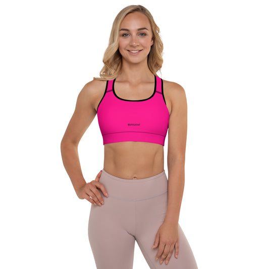 ВИКИНГ Original Bright Pink Padded Sports Bra