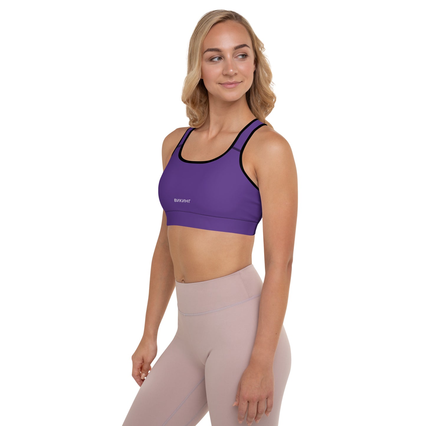 ВИКИНГ Original Plum Purple Padded Sports Bra