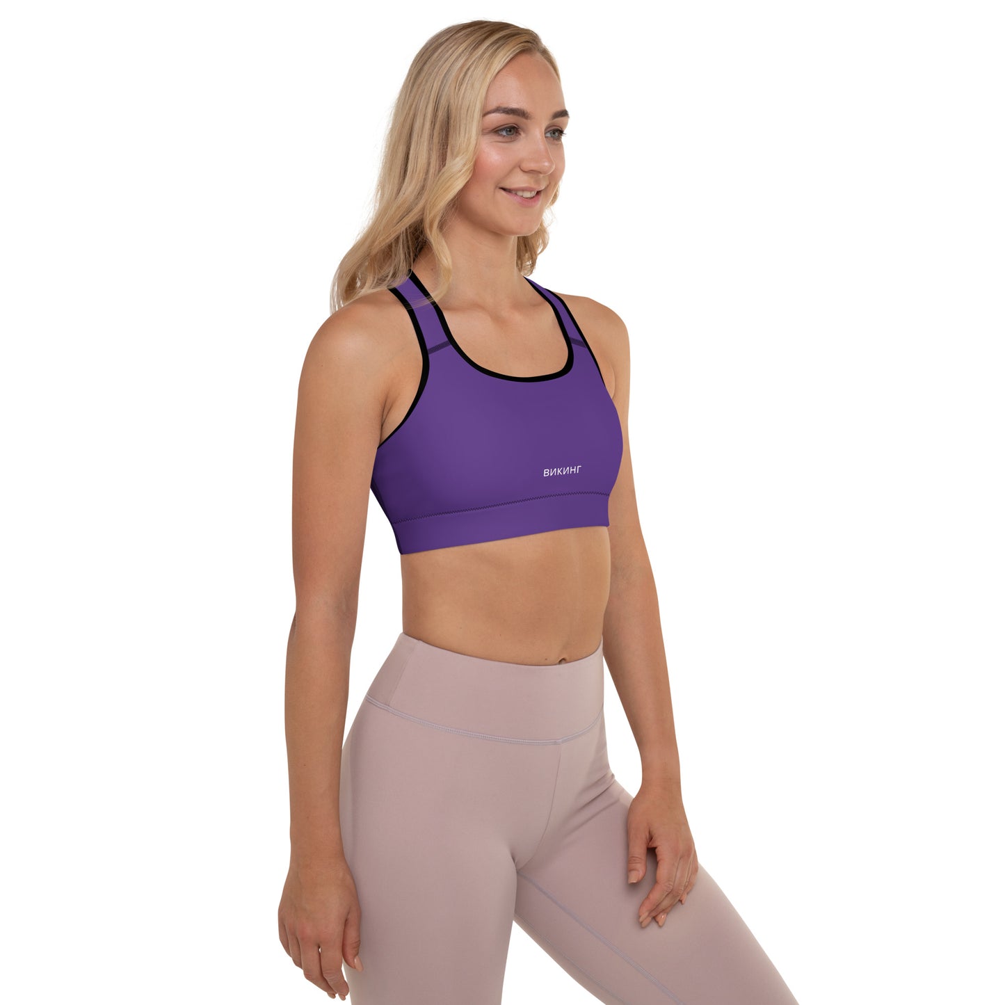 ВИКИНГ Original Plum Purple Padded Sports Bra