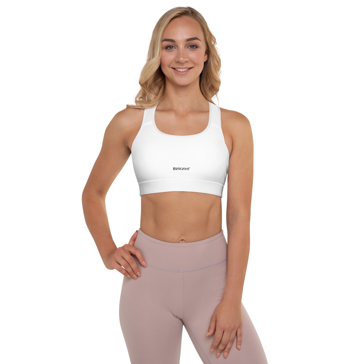 ВИКИНГ Original Snow White Padded Sports Bra