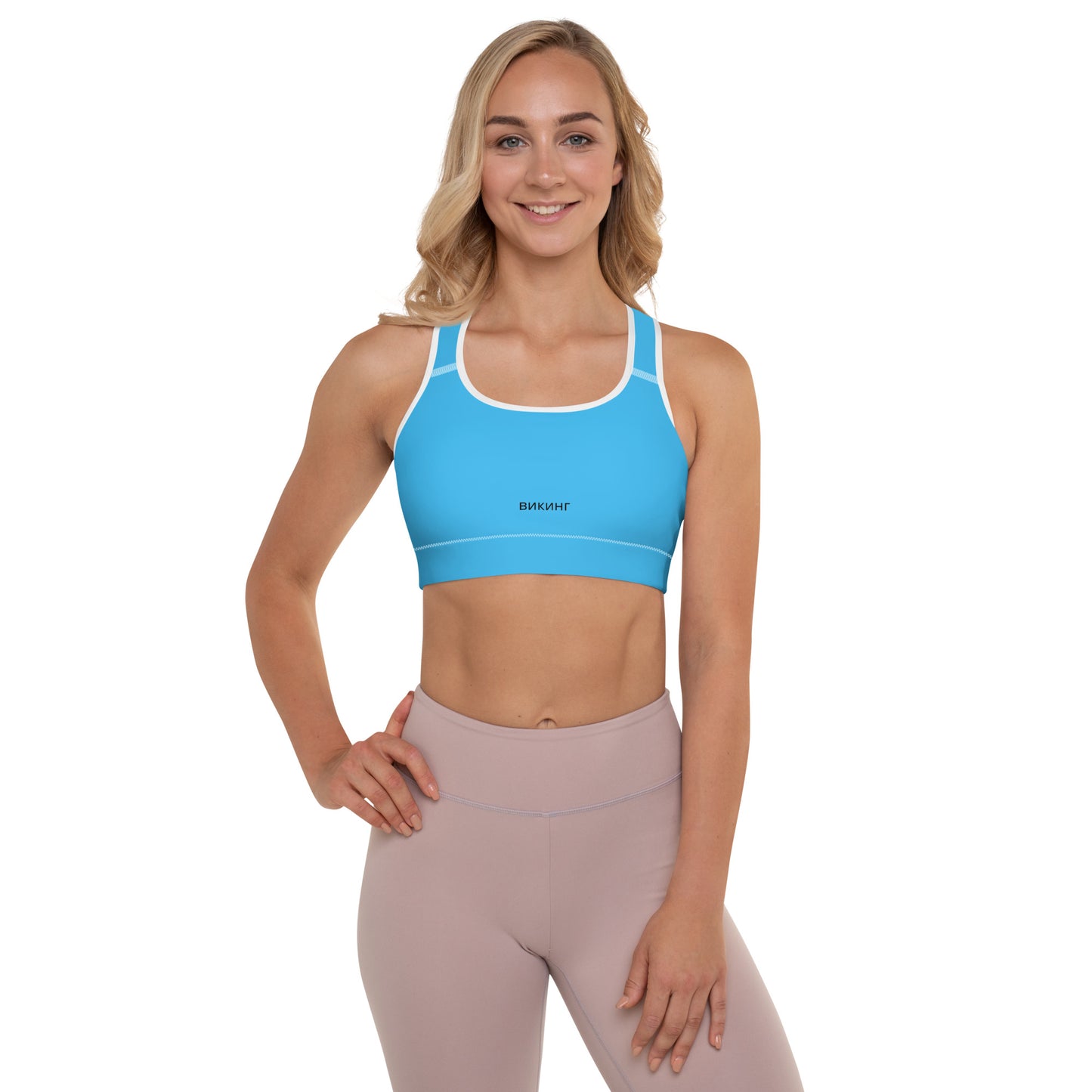 ВИКИНГ Original Olympic Blue Padded Sports Bra