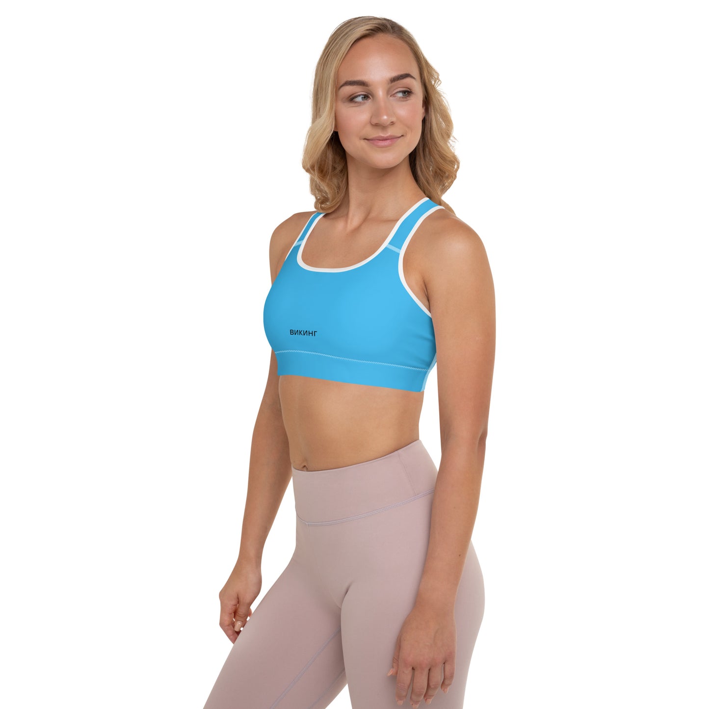 ВИКИНГ Original Olympic Blue Padded Sports Bra