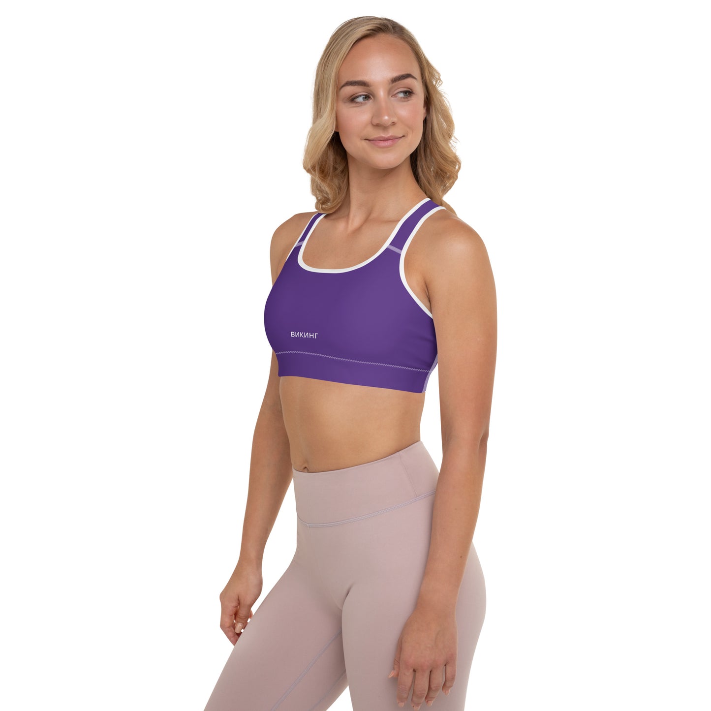 ВИКИНГ Original Plum Purple Padded Sports Bra