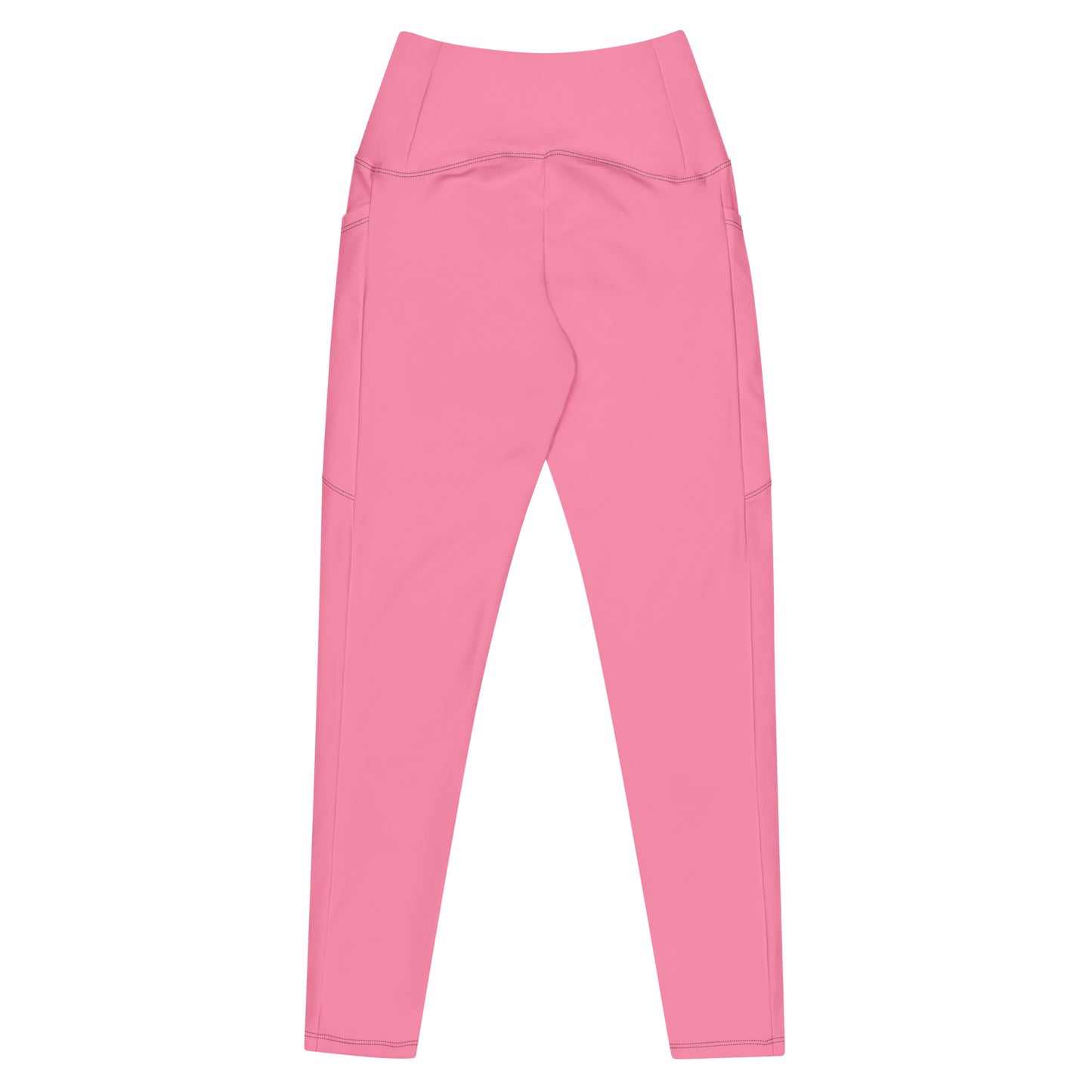 ВИКИНГ Original Bubble Gum Pink Crossover Leggings with Pockets