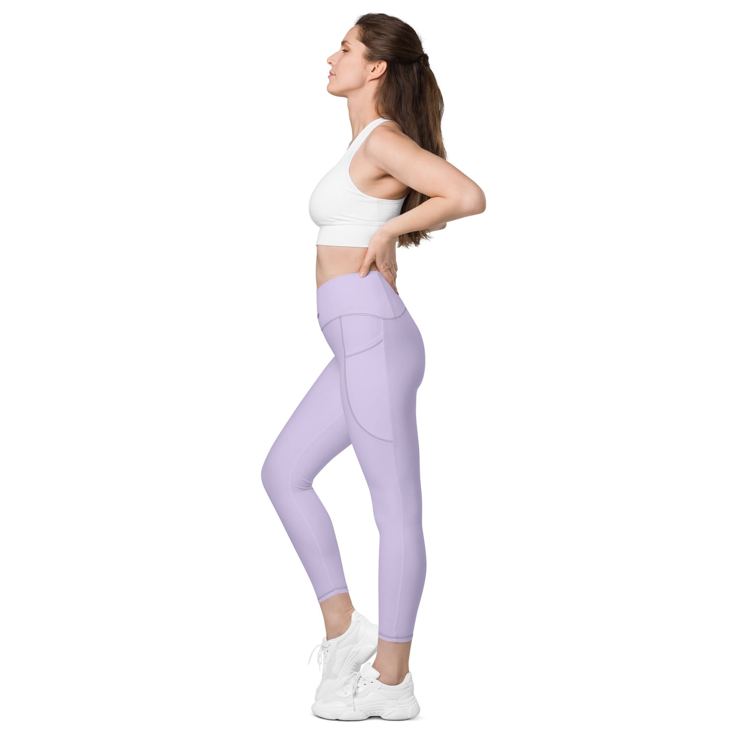 ВИКИНГ Original Lustful Purple Crossover Leggings with Pockets