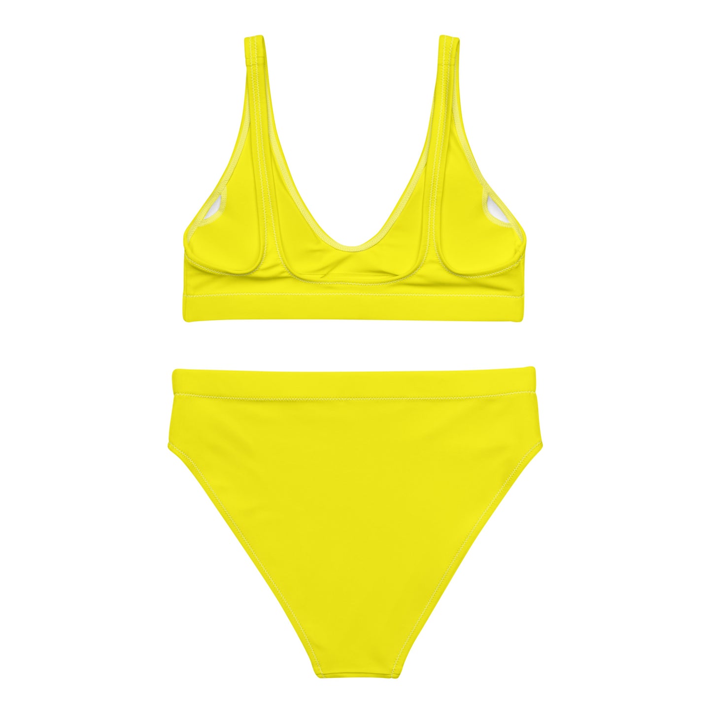 ВИКИНГ Original Bumble Bee Yellow High-Waisted Bikini