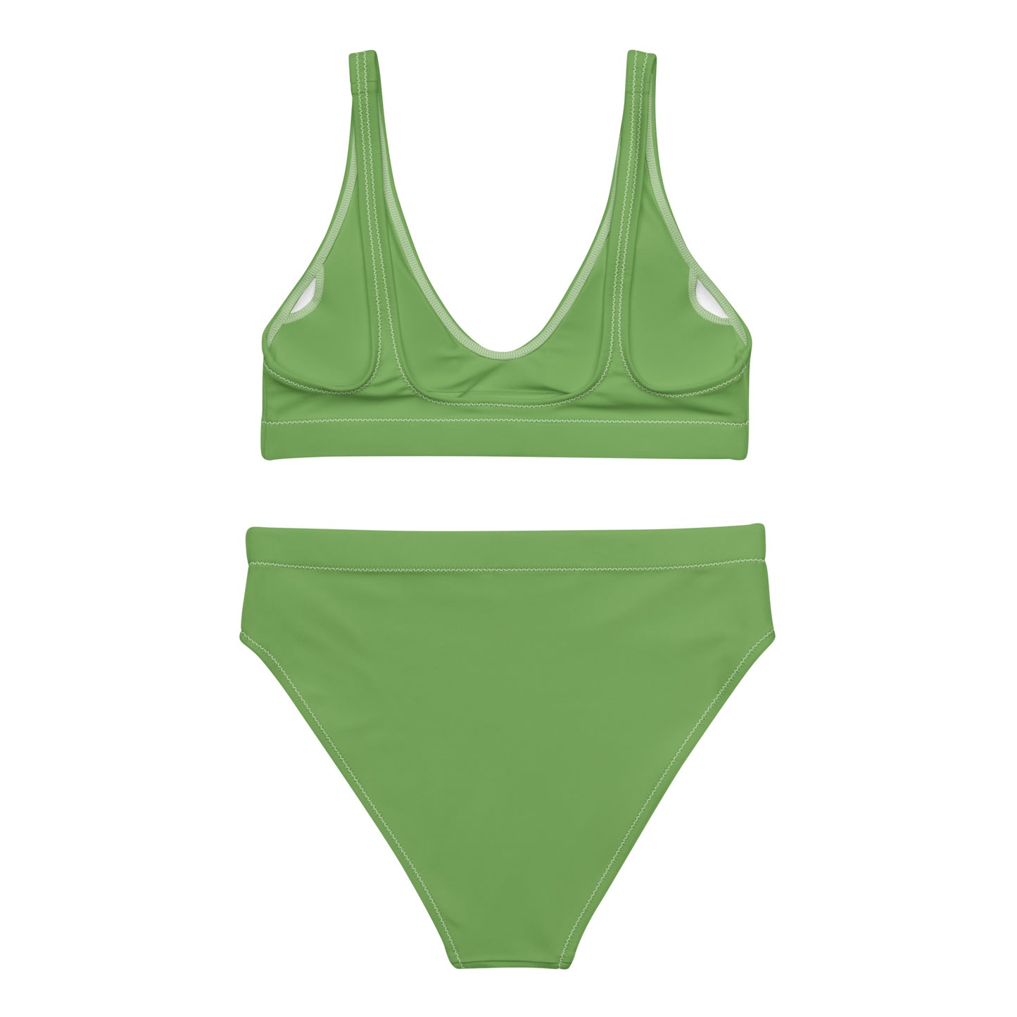 ВИКИНГ Original Shamrock Green High-Waisted Bikini