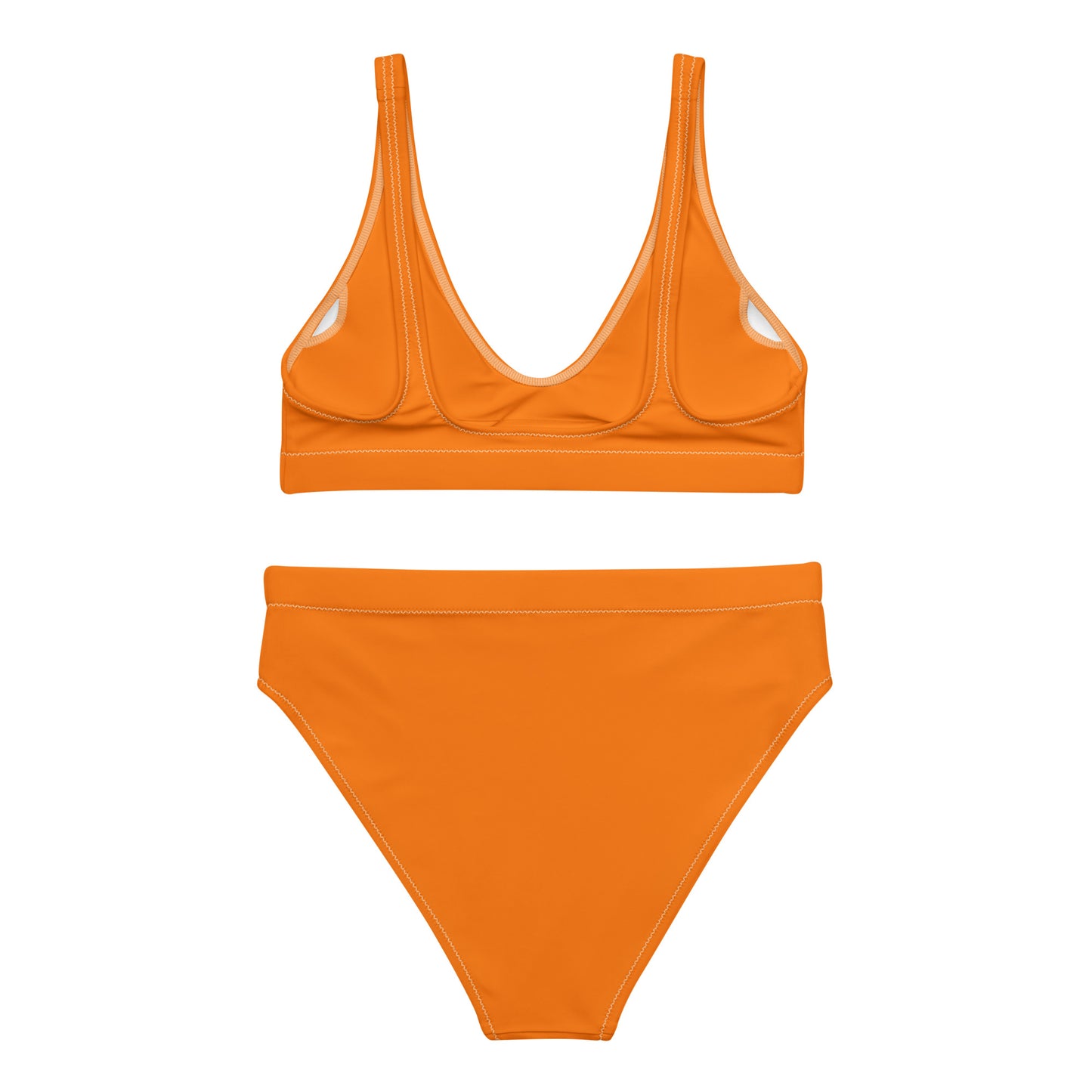 ВИКИНГ Original Tangerine Orange High-Waisted Bikini