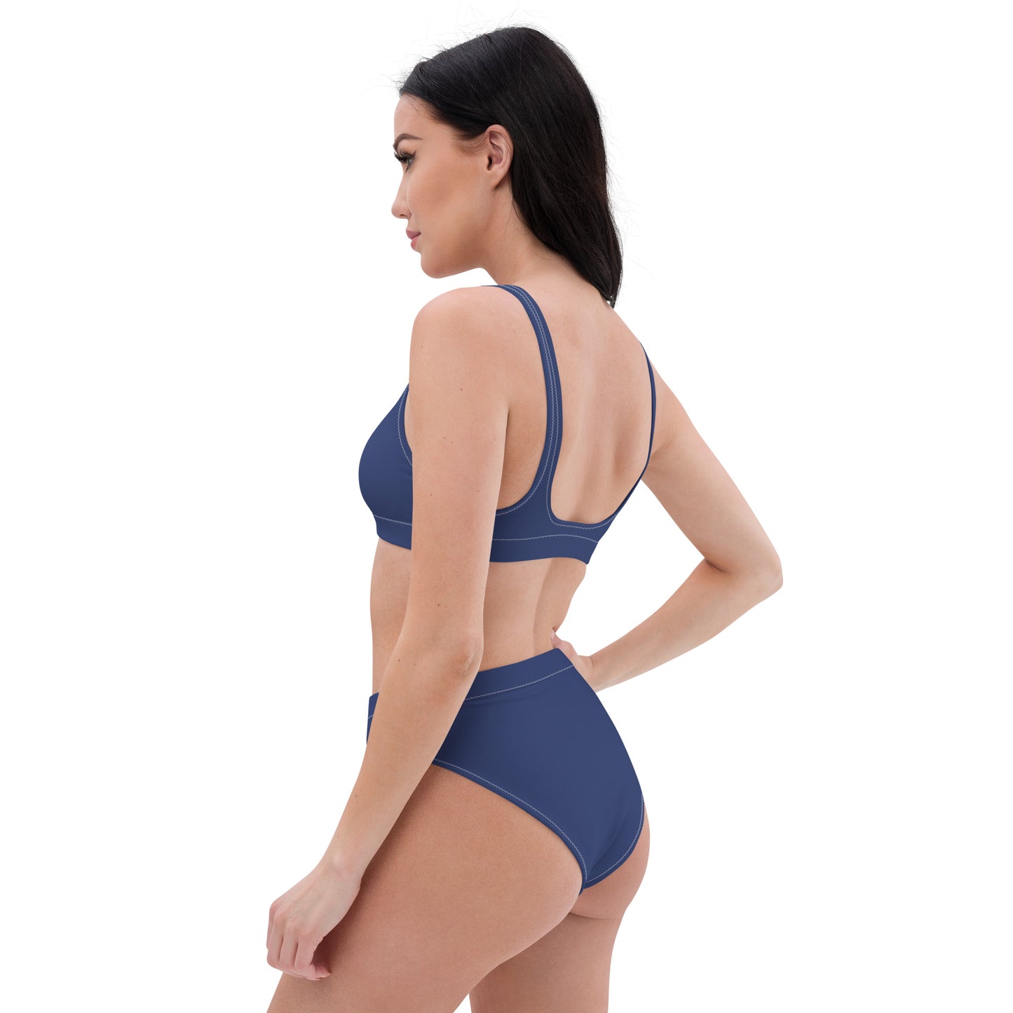 ВИКИНГ Original Navy Blue High-Waisted Bikini