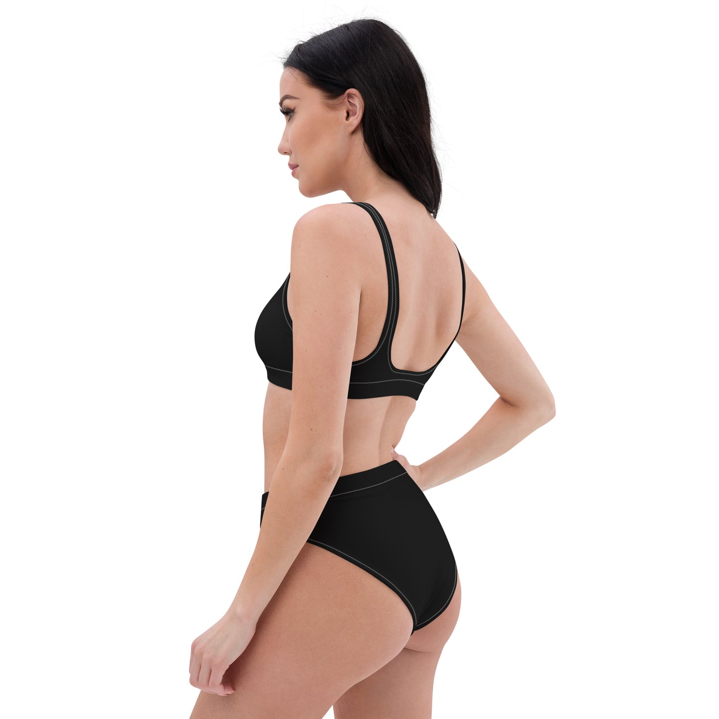 ВИКИНГ Original Midnight Black High-Waisted Bikini