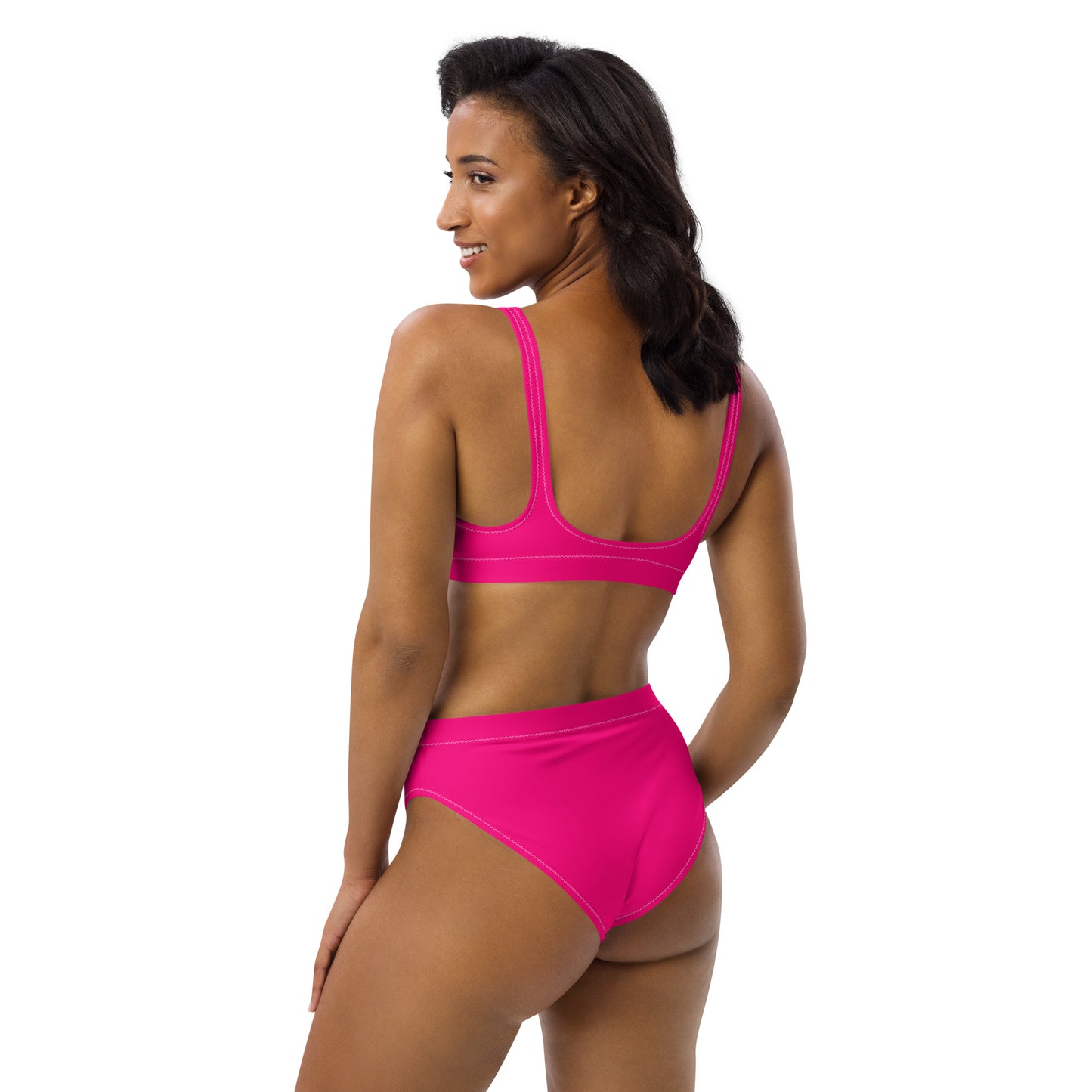 ВИКИНГ Original Bright Pink High-Waisted Bikini