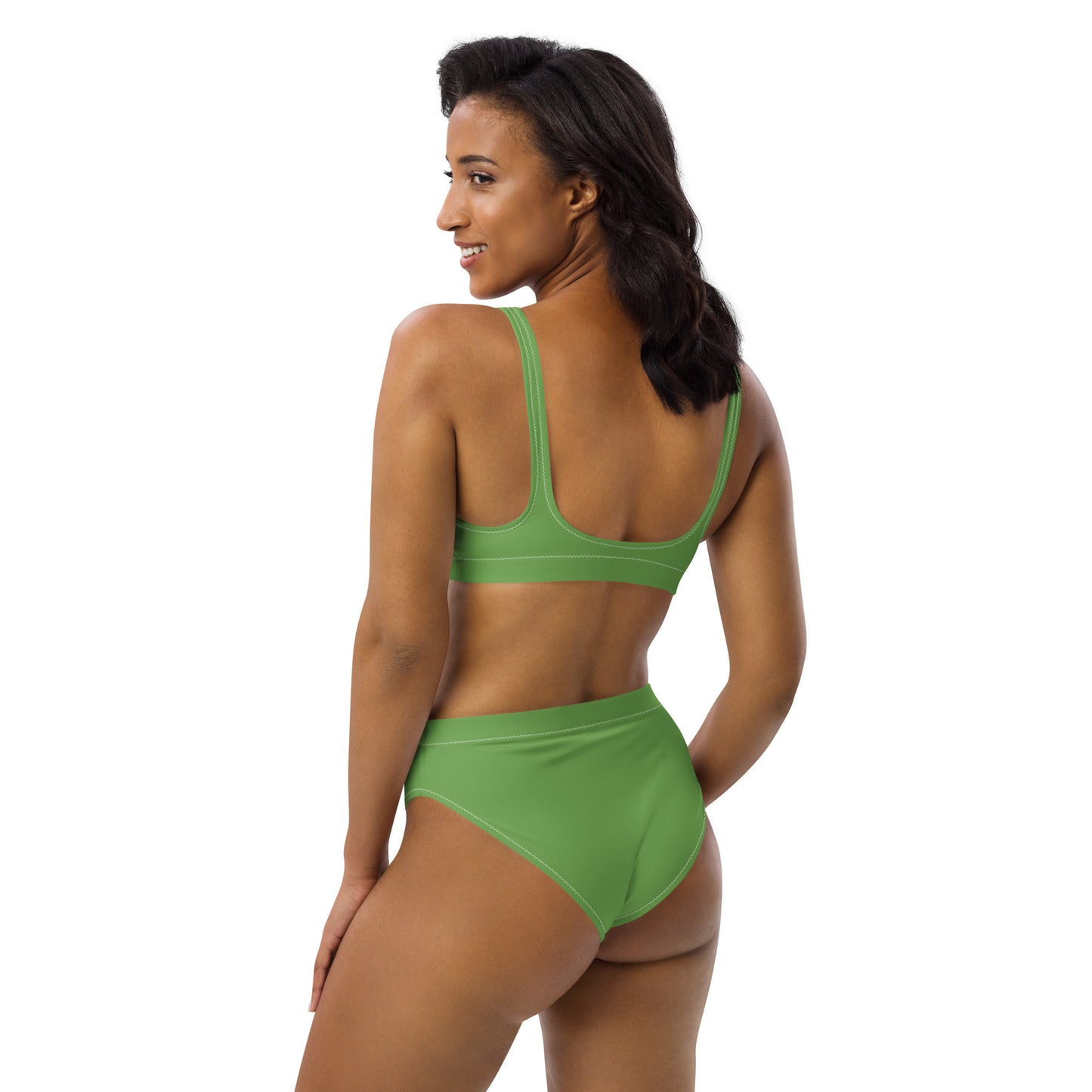 ВИКИНГ Original Shamrock Green High-Waisted Bikini