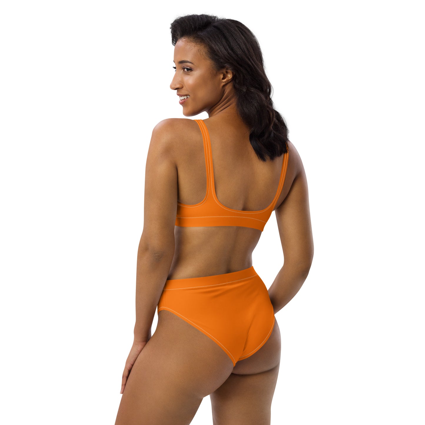 ВИКИНГ Original Tangerine Orange High-Waisted Bikini