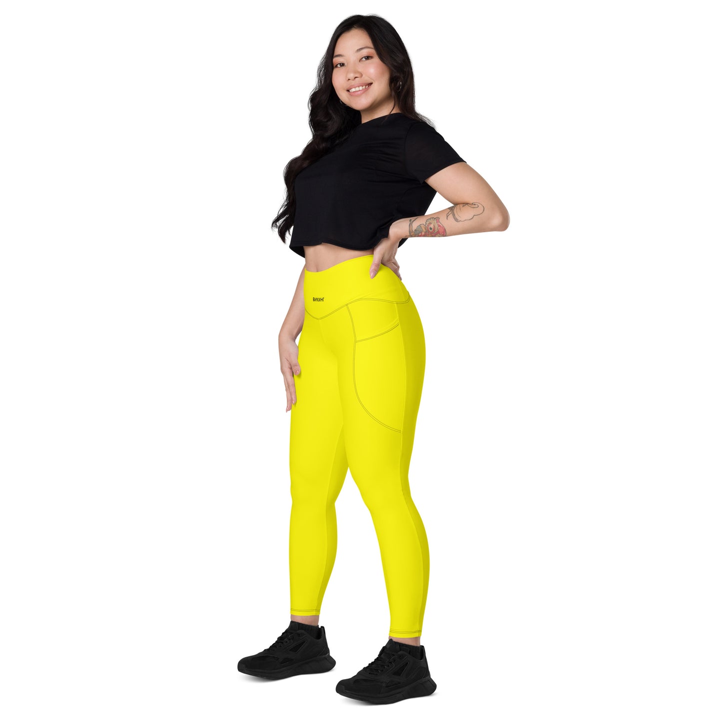 ВИКИНГ Original Bumble Bee Yellow Active Leggings