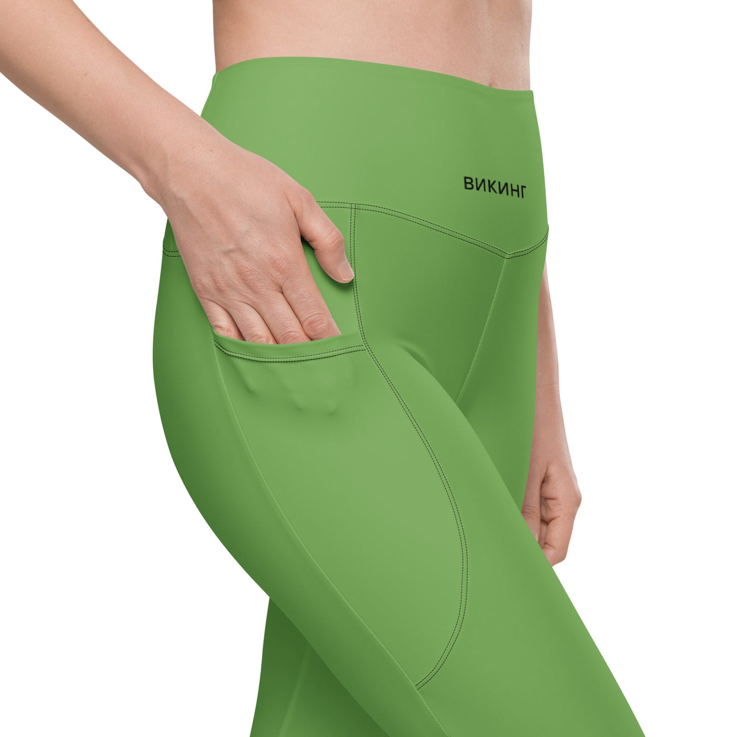 ВИКИНГ Original Shamrock Green Active Leggings