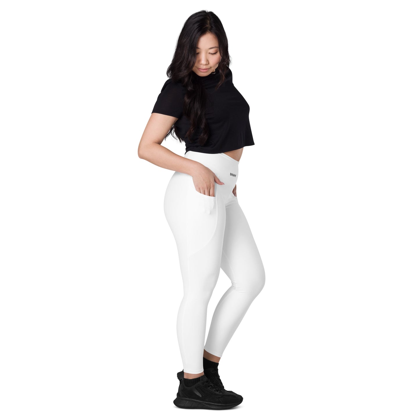 ВИКИНГ Original Snow White Active Leggings with Pockets