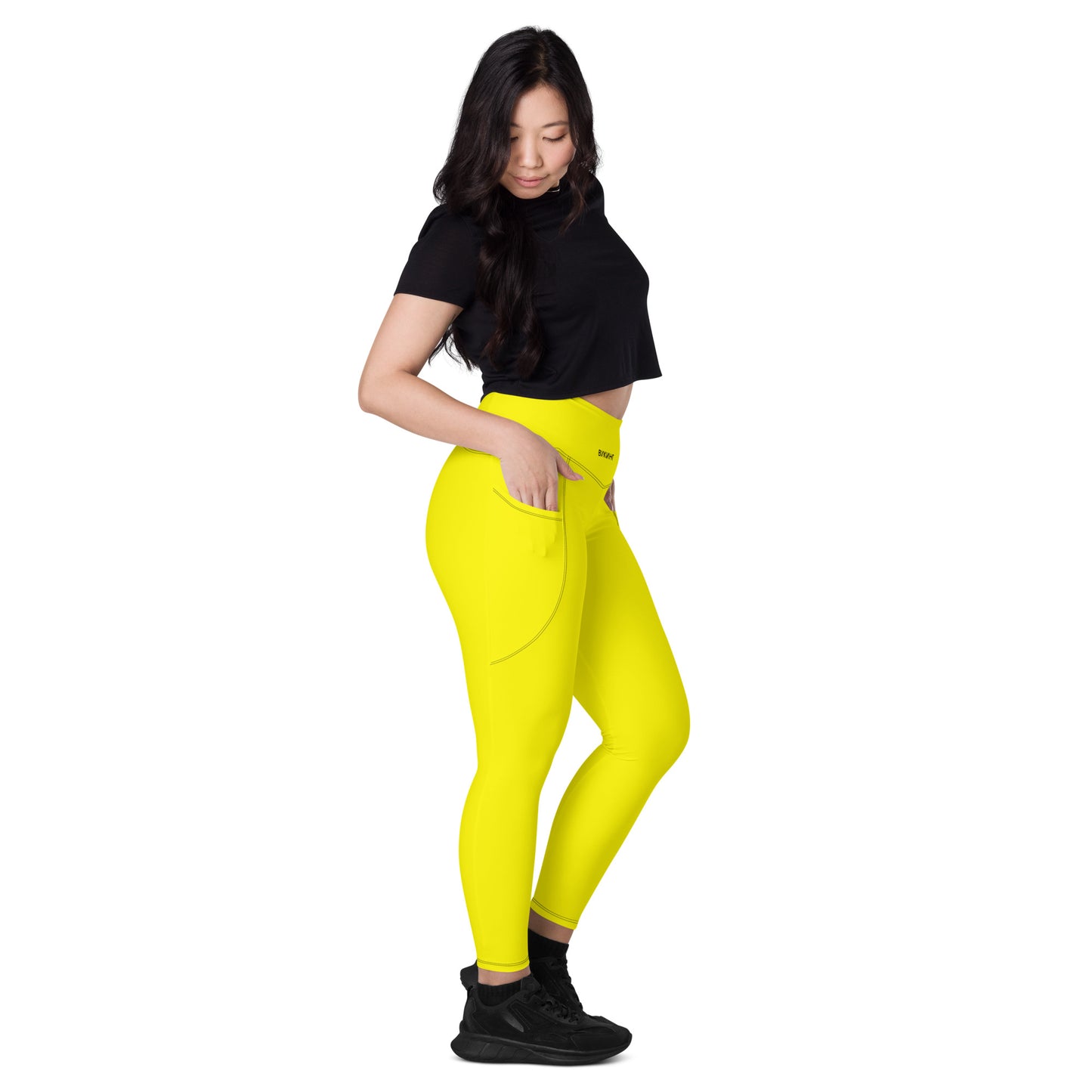 ВИКИНГ Original Bumble Bee Yellow Active Leggings