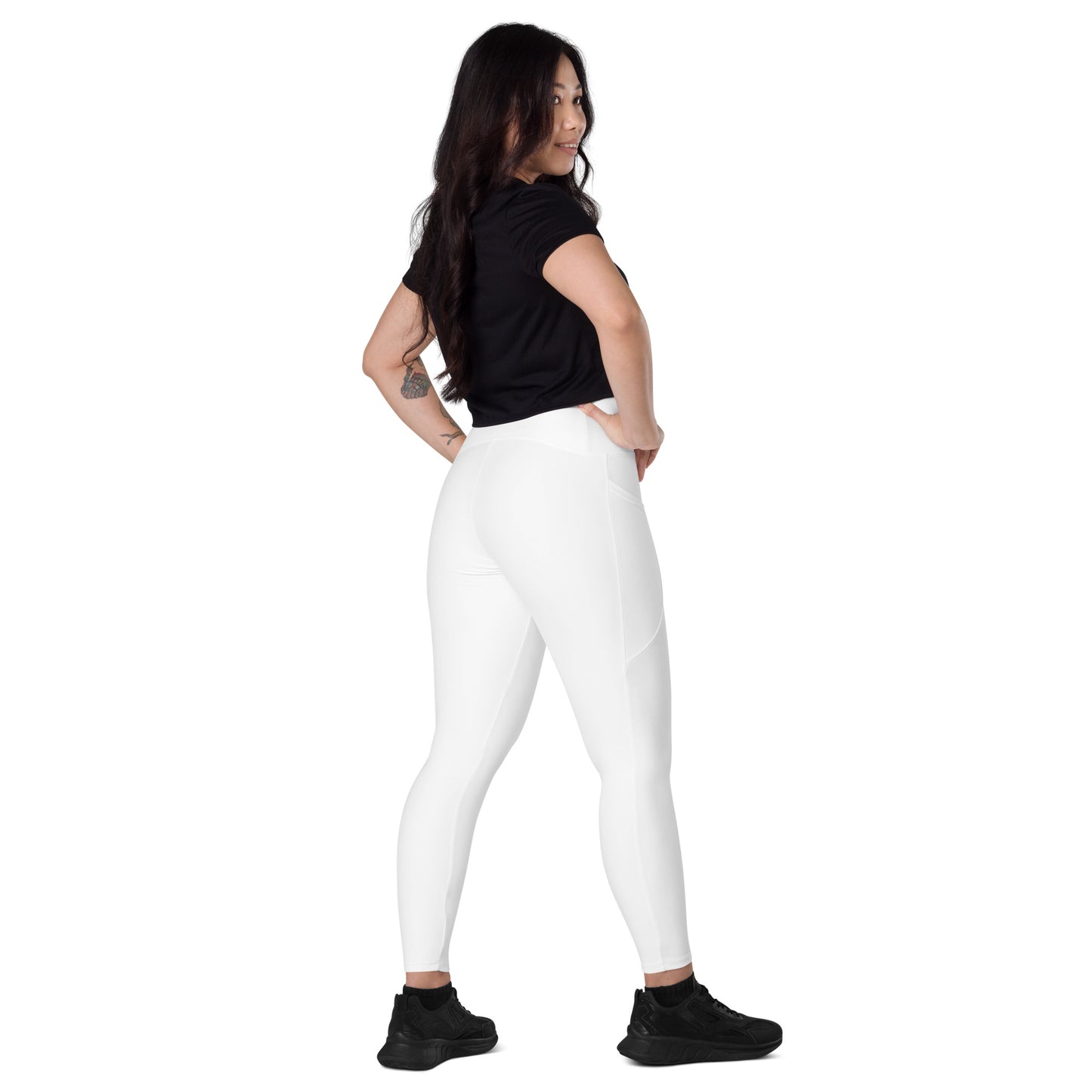 ВИКИНГ Original Snow White Active Leggings with Pockets