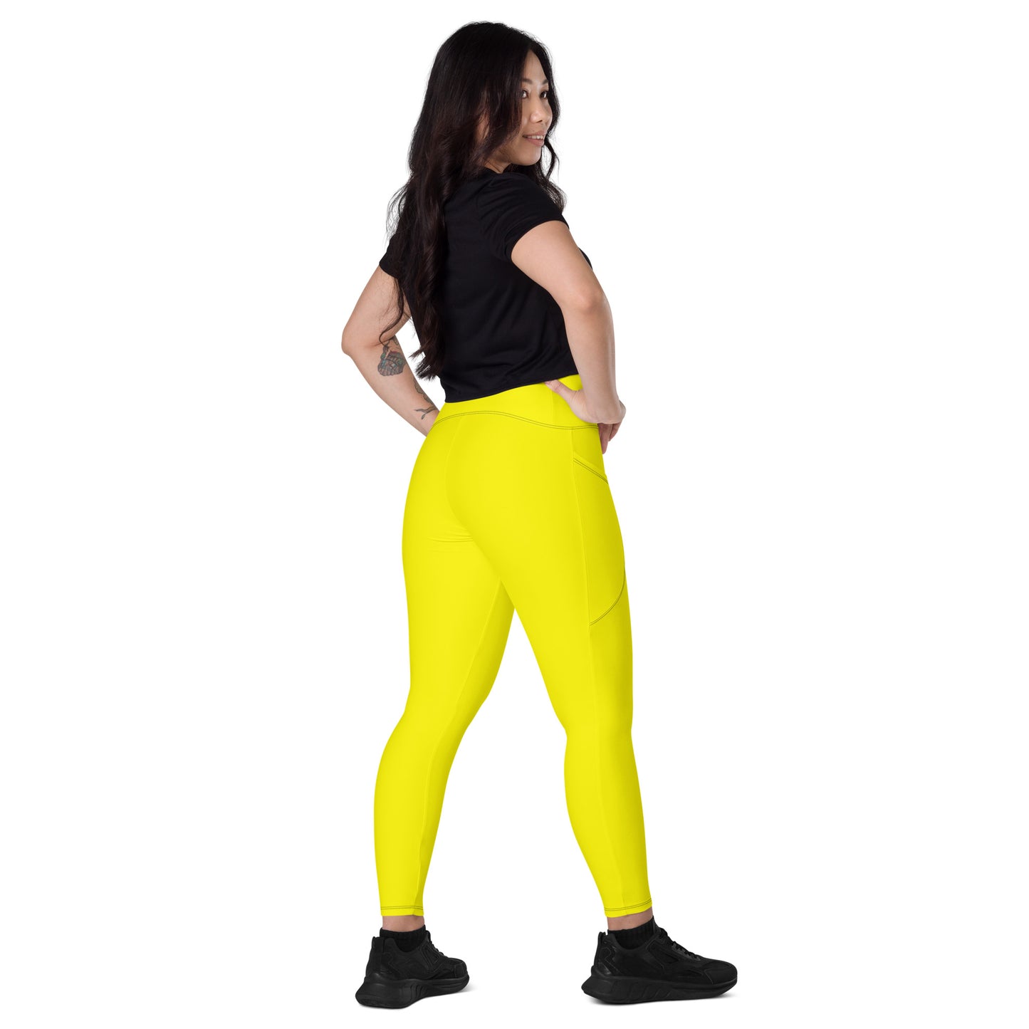 ВИКИНГ Original Bumble Bee Yellow Active Leggings