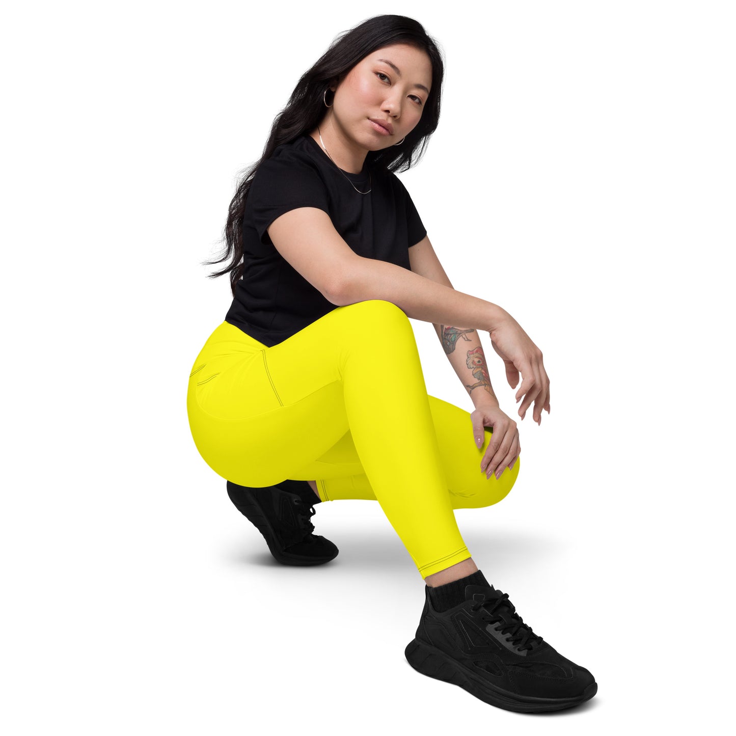 ВИКИНГ Original Bumble Bee Yellow Active Leggings