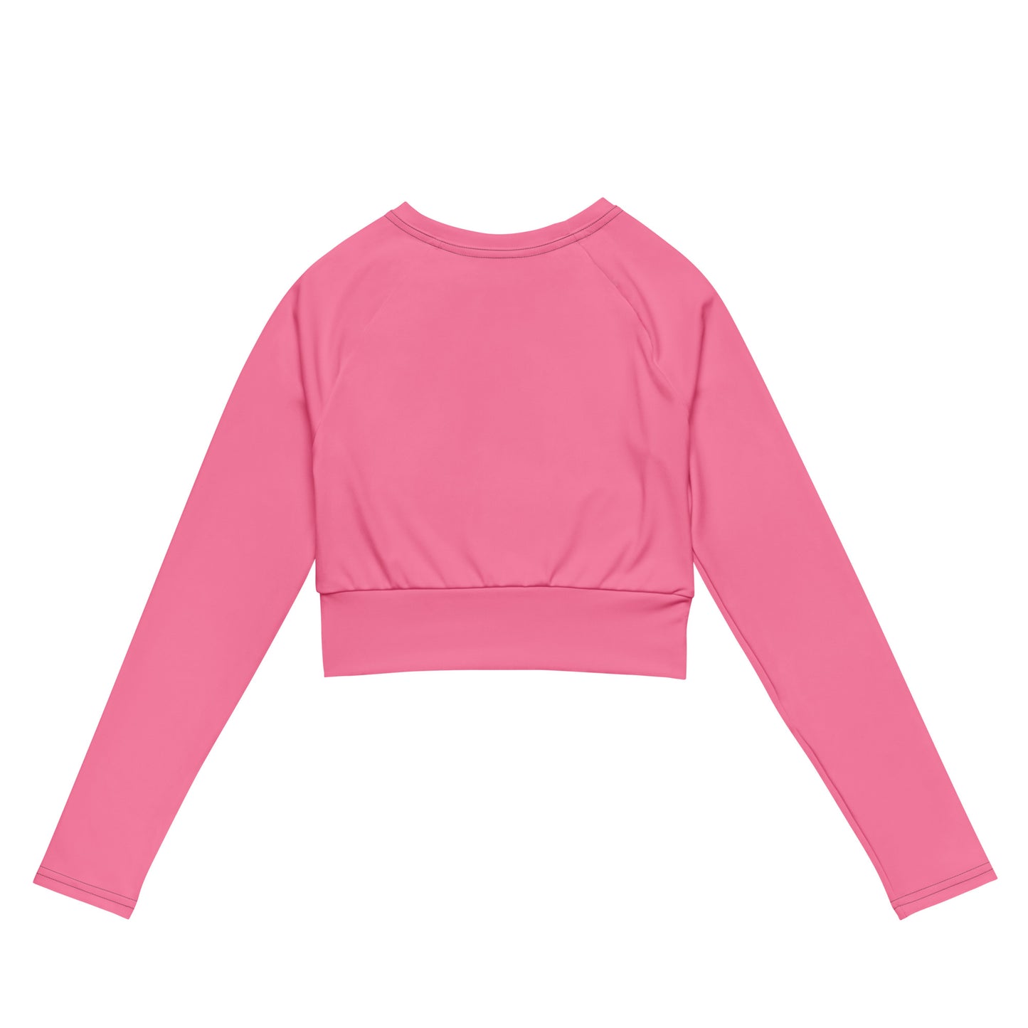 ВИКИНГ Original Bubble Gum Pink Long Sleeve Athletic Crop Top