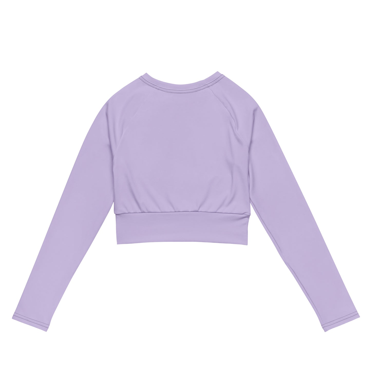 ВИКИНГ Original Lustful Purple Long Sleeve Athletic Crop Top