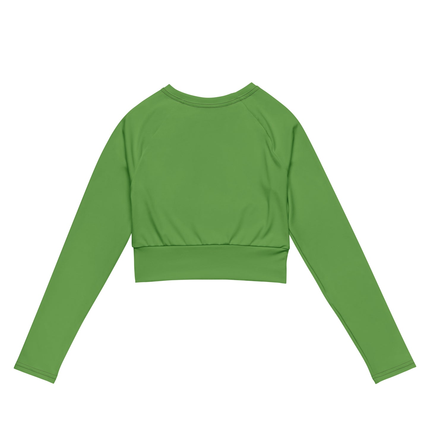 ВИКИНГ Original Shamrock Green Long Sleeve Athletic Crop Top