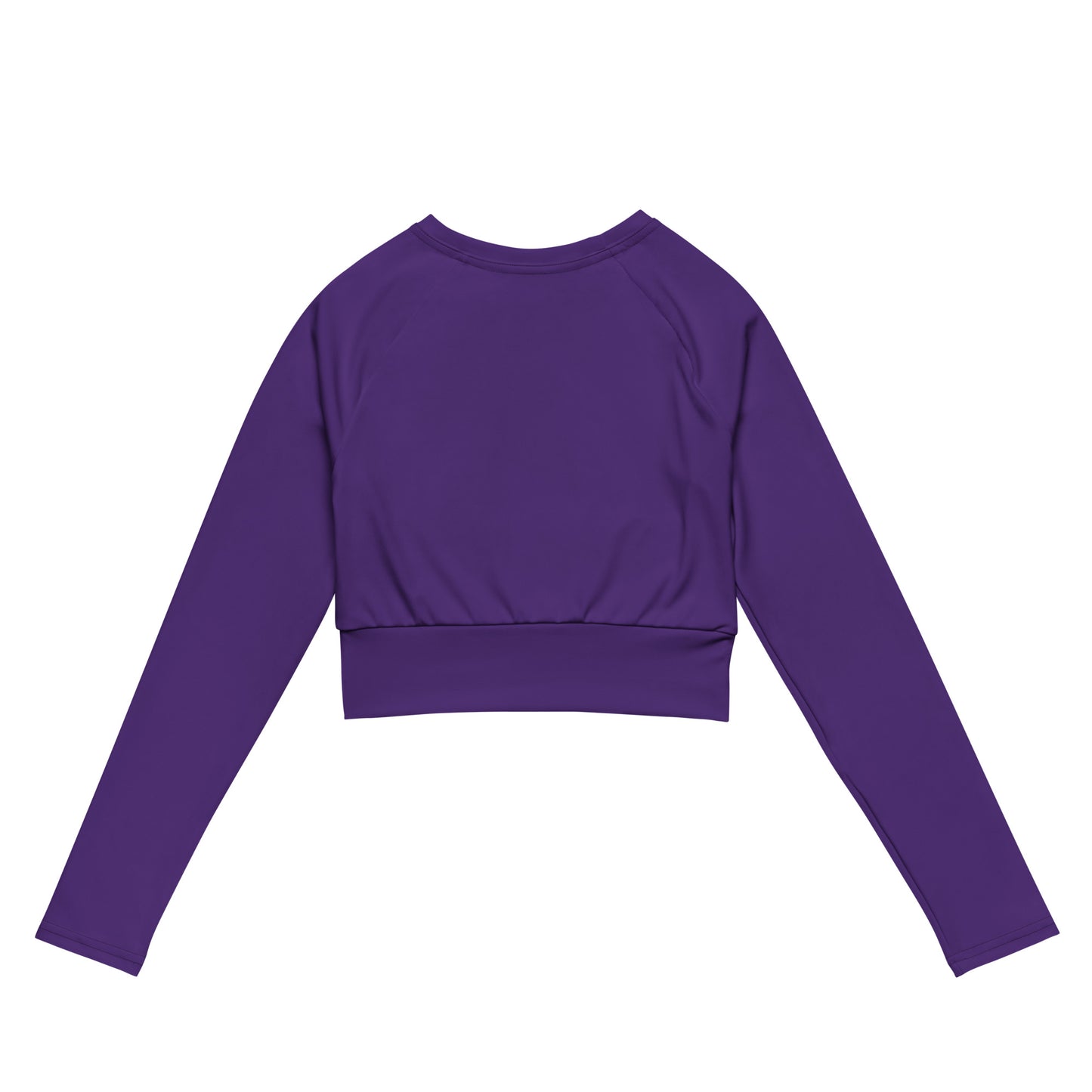 ВИКИНГ Original Plum Purple Long Sleeve Athletic Crop Top