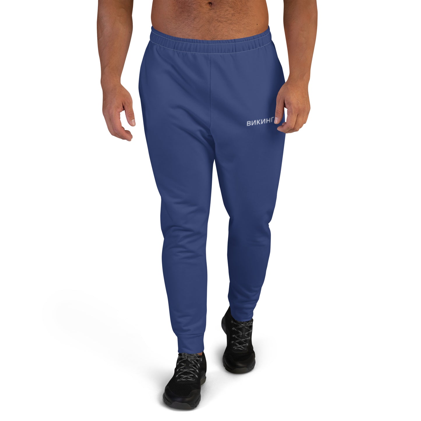 ВИКИНГ Original Navy Blue Slim Fit Joggers Men’s